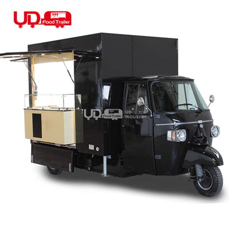 Street Food Warmer Car Electric Food Cart Tricycle Mobile Coffee Van Tuk Tuk Ice Cream Cart