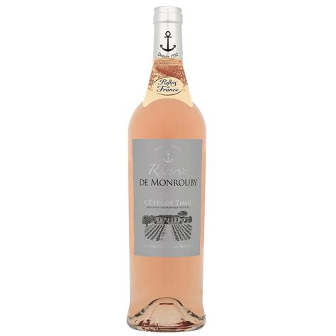 Vin Rosé Languedoc Roussillon IGP Côtes de Thau Réserve De Monrouby