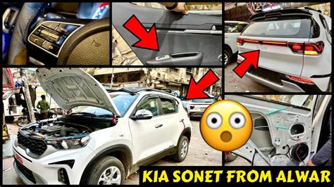 KIA SONET BASE MODEL FROM ALWAR GOT BEST MODIFICATION SONET SEAT