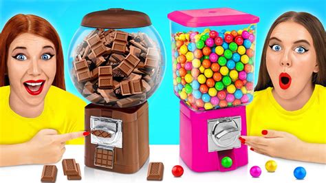 Tantangan Permen Karet Vs Makanan Coklat Momen Lucu Multi Do Fun