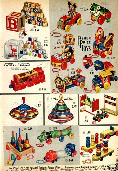 Toys In The 1950s Toys Games Dolls Everything Else Retro Toys