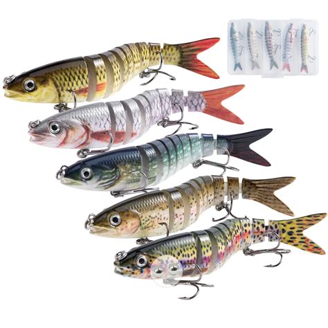 Goture Se Uelos De Pesca Swimbait Cebos Duros Multiarticulados Con