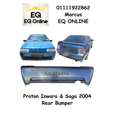 Proton Saga Iswara Rear Bumper Lmst Lmss Aeroback Pp Plastic