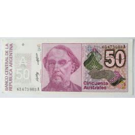 Argentina 50 Australes 1986 FE