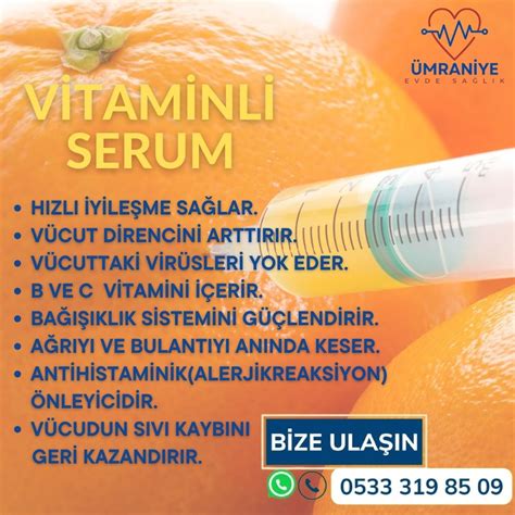 Vitaminli Atom Serum Mraniye Evde Sa L K