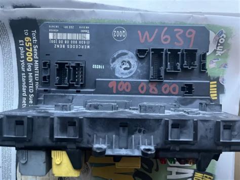 Mercedes Benz Vito Viano W Fuse Box Control Sam Unit Module