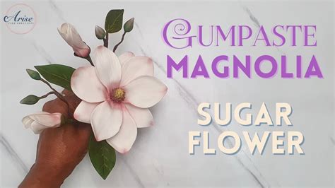 How To Make A Magnolia Sugar Flower Easy With The Right Technique