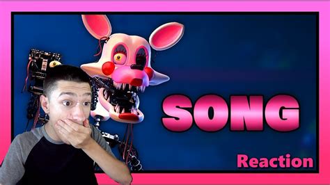 Swaggy S Here Reaction To FNAF MANGLE SONG Freedom Official