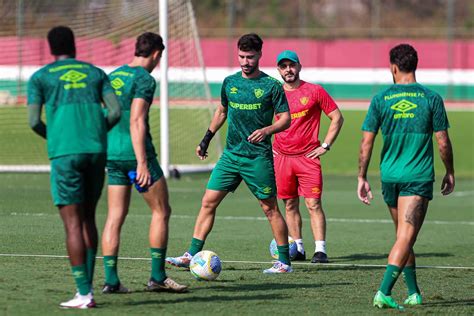 Veja como foi o último treinamento do Fluminense antes do jogo o