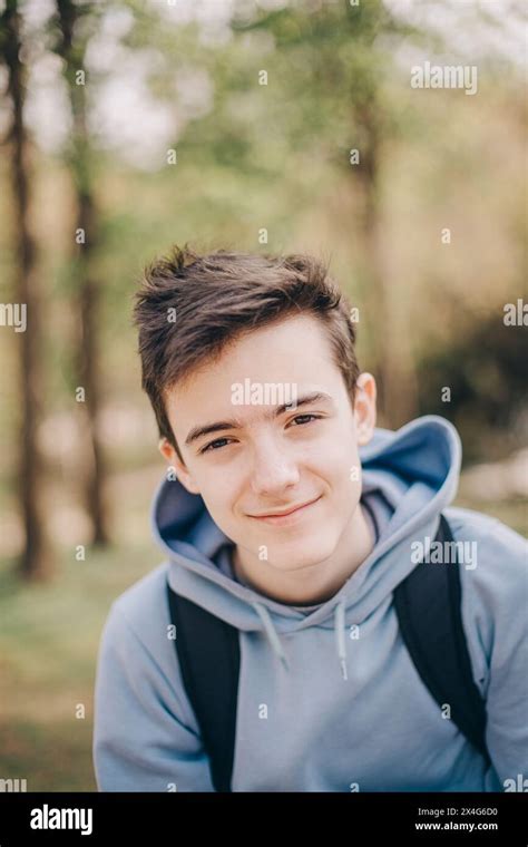 Portrait of young smiling person Stock Photo - Alamy