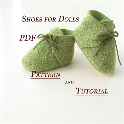 Doll Shoe Pattern Sewing Pattern Shoes For Dolls Pattern Etsy Doll