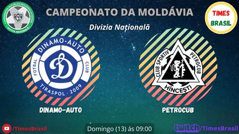 Dinamo Auto X Petrocub Campeonato Da Mold Via Futebol Aovivo