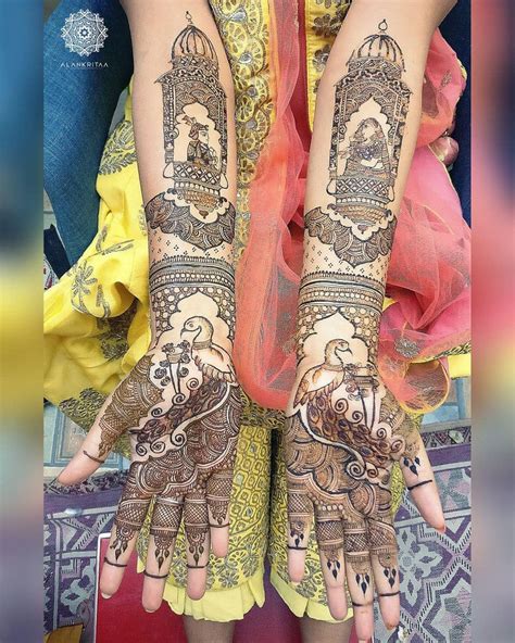 Royal Rajasthani Bridal Mehndi Designs For Full Hands