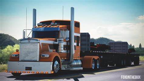 Utah Dlc Kenworth W900l Highway Killer Provo → Vernal American Truck Simulator Ats 1 36