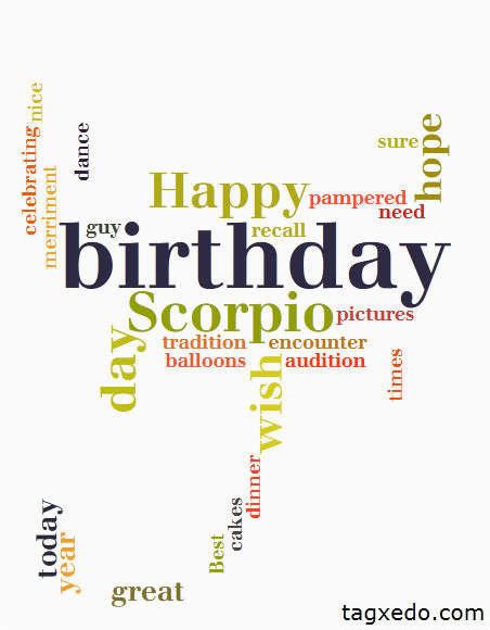 Happy Birthday Scorpio Quotes | BirthdayBuzz