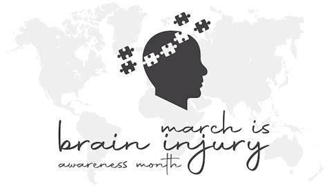 Premium Vector Brain Injury Awareness Month Is Observed Every Year In