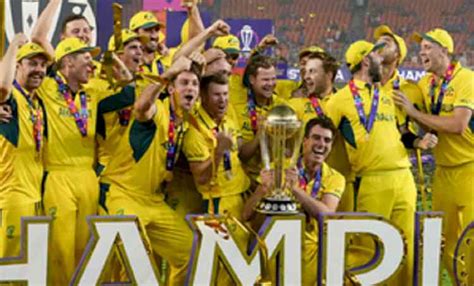 Cricket Australia Celebrates Sixth Mens ICC World Cup Victory