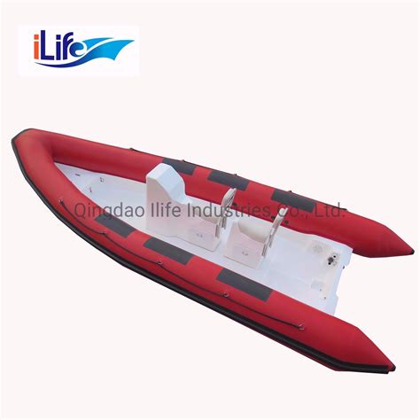 Ilife Work Inflatable Fishing Sport FRP Rescue Boat Deep V Sharp