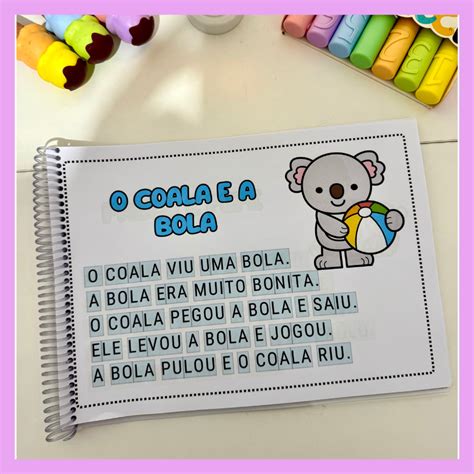Texto Separado Por Silabas - Apostila Textos Divididos Sílabas Simples – Alfabetizando Oficial