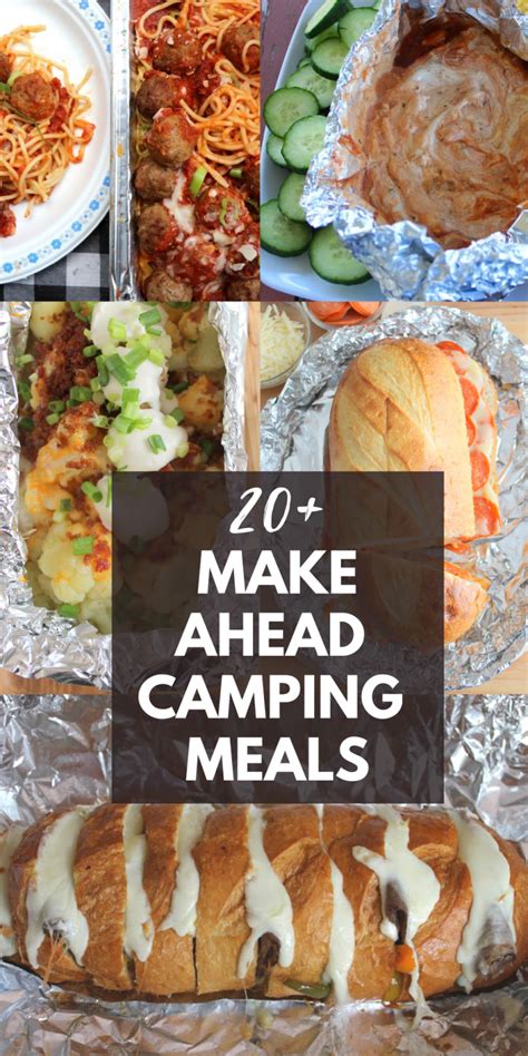 Camping Food Make Ahead Artofit