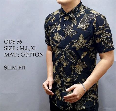 Jual KEMEJA BATIK PRIA SLIM FIT ODS56 Di Lapak LINABATIKDISTRO Bukalapak