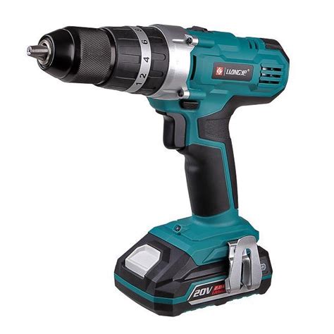 Battery Power Tools Liangye V Rechargeable Cordless Hammer Drill