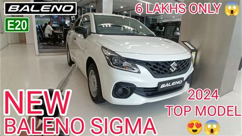 Maruti Suzuki Baleno Sigma Base Model 2024 Value For Money Walkaround