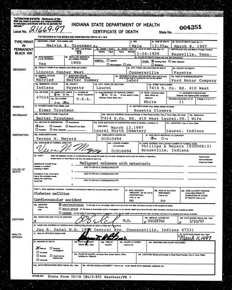 Melvin Eugene Troutman Sr. (1929-1997) - Find a Grave Memorial