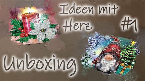 Diamond Painting Unboxing Ideen Mit Herz Diamond Painting