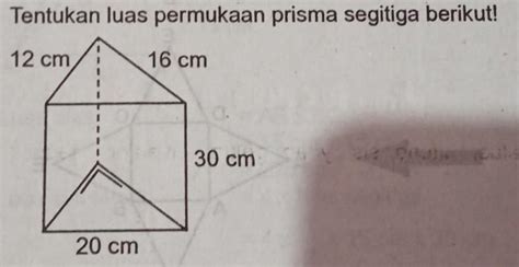 Soal Luas Permukaan Prisma Tegak Segitiga - IMAGESEE