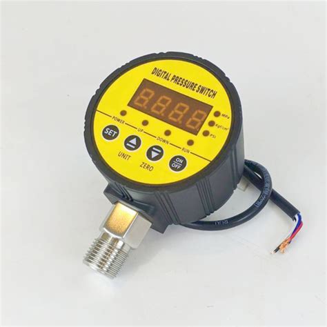 12V 24V 220V 380V Adjustable Digital Vacuum Pressure Gauge Controller