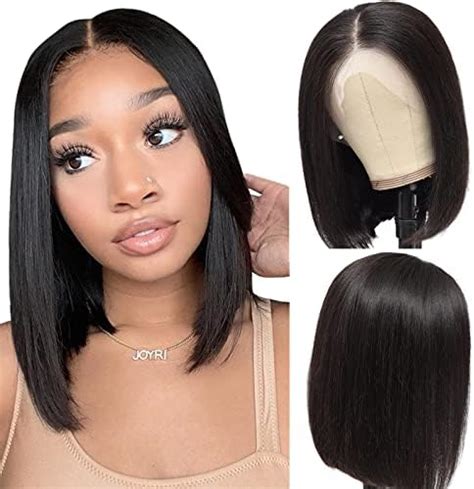 Amazon Flady B J Bob Wig Human Hair X Hd Frontal Lace Wig