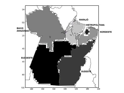 Mapa Das Seis Mesorregiões Geográficas Do Estado Do Pará Essas Três