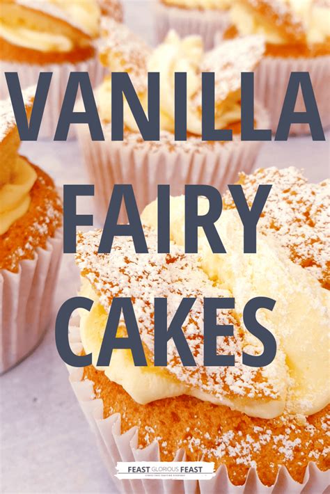 Vanilla Butterfly Fairy Cakes Feast Glorious Feast