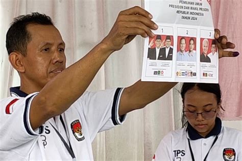 Prabowo Gibran Menang Telak Di TPS Gibran Mencoblos ANTARA News