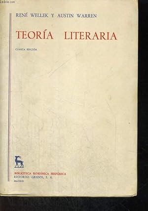 TEORIA LITERARIA By RENE WELLEK Y AUSTIN WARREN Bon Couverture Souple