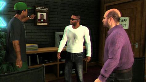 GTA V Scene Employee Of The Month Cut Scene Grand Theft Auto 5 HD