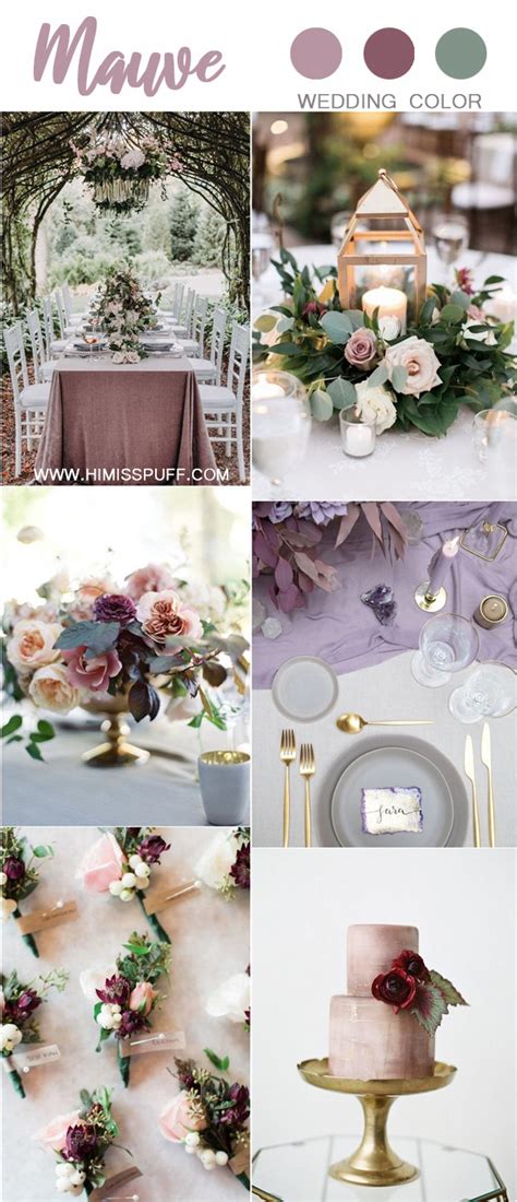 Dusty Purple Mauve Wedding Color Ideas And Trends 2019 Hi Miss Puff