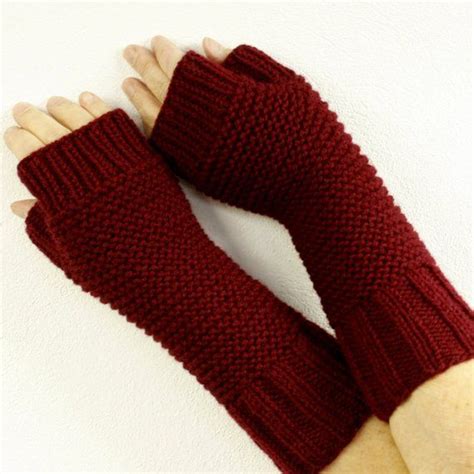 Womens Mittens Fingerless Gloveshand Knitted Openwork Gloves Gloves