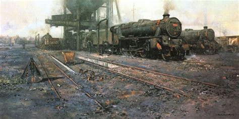 David Shepherd Black Five Country Paintings Prints Train Art