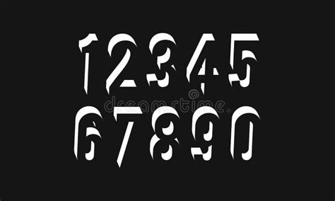 Number Vector Shadow Stock Vector Illustration Of Lettera 170205828