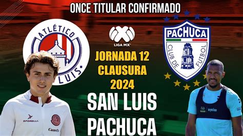 Alineaciones De Atletico San Luis Vs Pachuca Por La Jornada Clausura