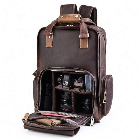 Le Lewis Sac Dos Vintage En Cuir Pour Photographes Bagaran