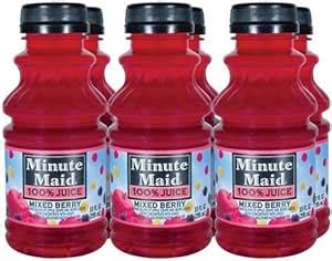 Amazon Minute Maid Mixed Berry Juice 24 10 Fl Oz Bottles 240