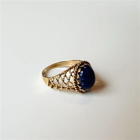 Gouden Ring Met Lapis Lazuli Sellink Juwelier