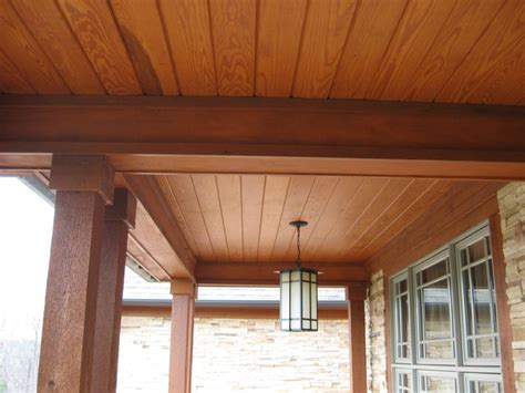 Wood Porch Ceiling