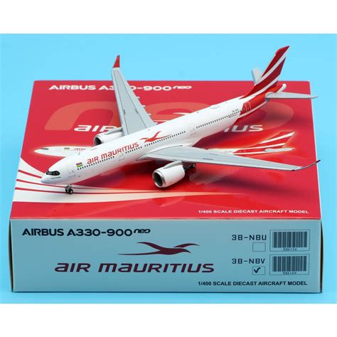 XX4169 Alloy Collectible Plane Gift JC Wings 1 400 Air Mauritius Airbus