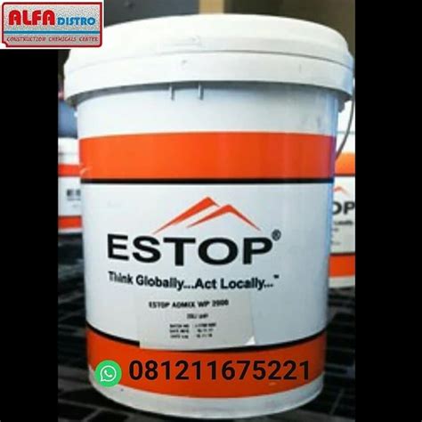 Jual Estop Admix Wp Integral Liquid Waterproofed And Plasticizer