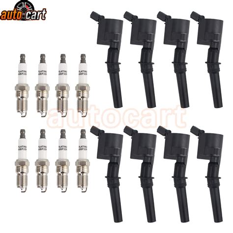 Set Of Ignition Coil Spark Plug For Ford L L L Fd Dg