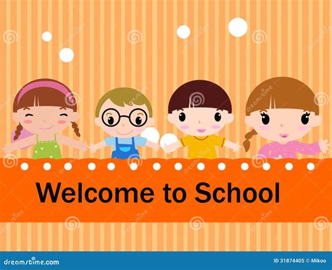 Welcome To School Royalty Free Stock Photo - Image: 31874405